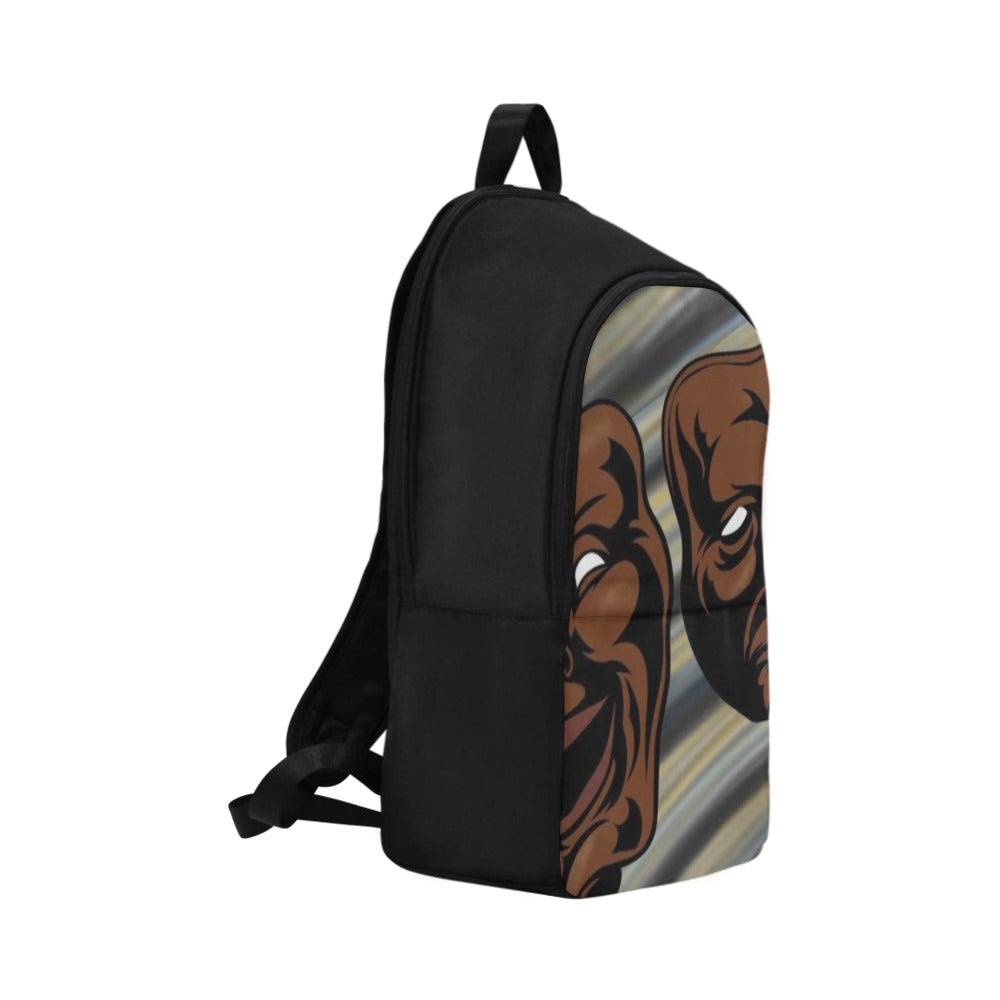 Comedy N Tragedy Fabric Backpack for Adult